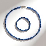 Parure in argento con Cianite del Nepal