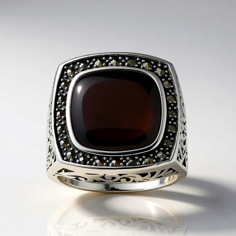 Anello in argento con Madreperla (Annette classic)