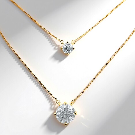 Collana in oro con Zircone (de Melo Gold)
