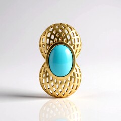 Ciondolo in argento con Turchese Sleeping Beauty (MONOSONO COLLECTION)