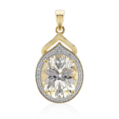 Ciondolo in oro con Euclasio del Brasile (Mark Kaufman)