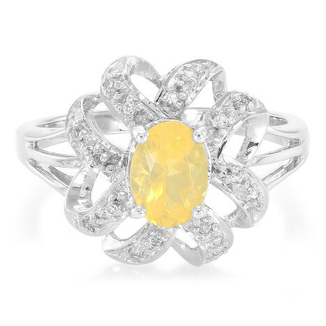 Anello in argento con Opale di Fuoco