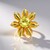 Anello in argento con Quarzo Limone (SAELOCANA)
