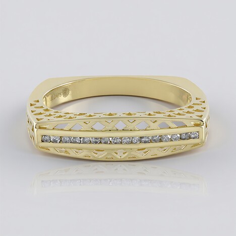 Bague en or et Diamant I2 (J) (Ornaments by de Melo)