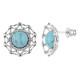 Orecchini in argento con Turchese (dagen)