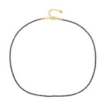 Collar en plata con Diamante negro