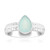 Zilveren ring met een Aqua Chalcedoon