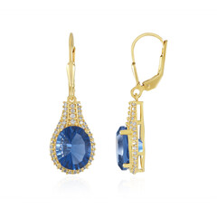 Orecchini in argento con Fluorite Cangiante