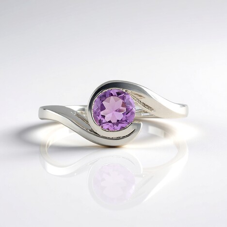 Anello in argento con Quarzo Azur