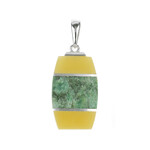 Ciondolo in argento con Gemma (dagen)