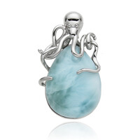 Larimar-Silberanhänger