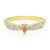 Padparadscha-Saphir-Silberring