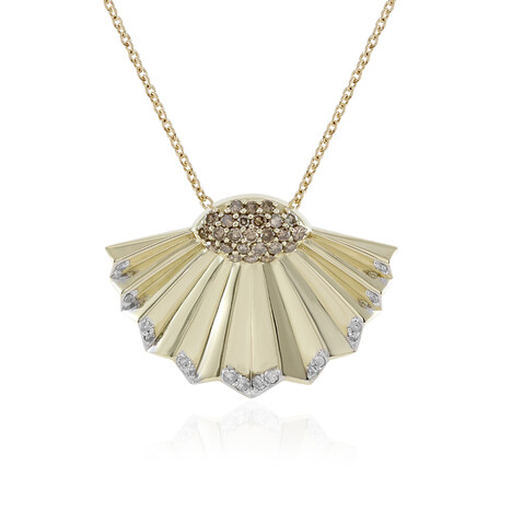 I1 Schokoladen-Diamant-Goldhalskette (de Melo)