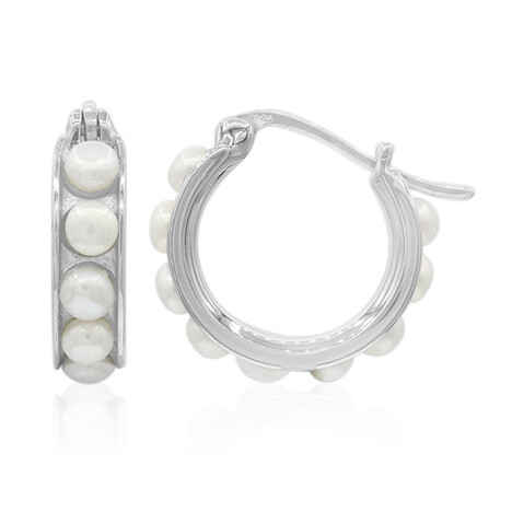 Orecchini in argento con Perla di Acqua Dolce (TPC)