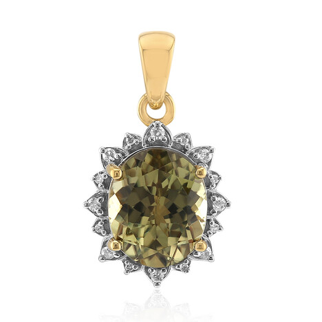 Farbwechsel-Diaspor-Goldanhänger