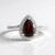 Anello in argento con Granato Mozambico