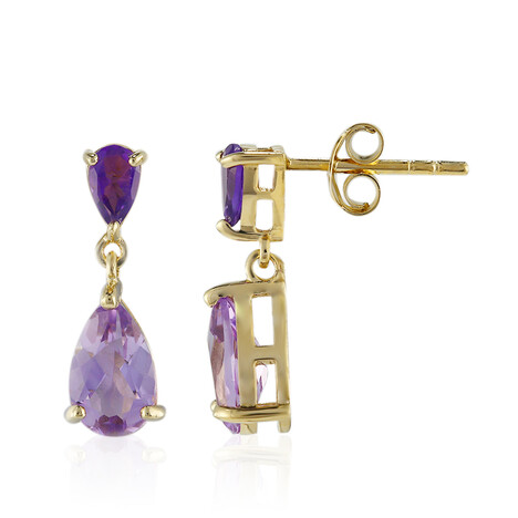 Amethyst-Silberohrringe