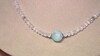 Collar en plata con Larimar