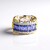 Anello in argento con Tanzanite (Gems en Vogue)