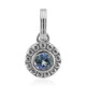 Ciondolo in argento con Tanzanite (non riscaldata) (Pallanova)