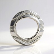 White Topaz Silver Pendant (MONOSONO COLLECTION)