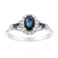 Blauer Ceylon-Saphir-Goldring (CIRARI)