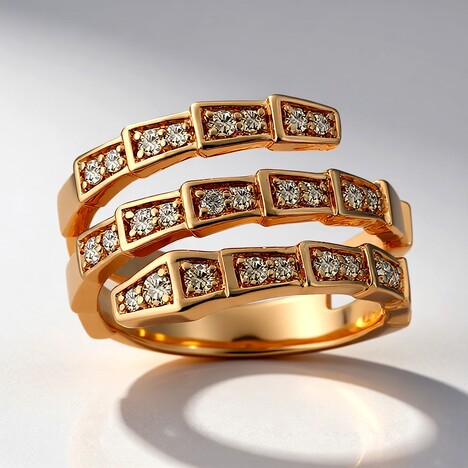 Anello in oro con Diamante Rose de France SI1 di Argyle (Annette)