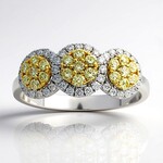 Anello in oro con Diamante Giallo SI2 (CIRARI)