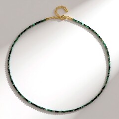 Collana in argento con Smeraldo Zambia
