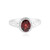 Mozambique Garnet Silver Ring