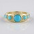 Anello in argento con Turchese Sleeping Beauty