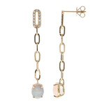 14K AAA Welo Opal Gold Earrings (CIRARI)