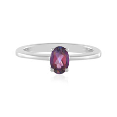 Zilveren ring met een Paarse Mystieke Topaas