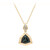 Collar en oro con Topacio azul de Londres (CIRARI)