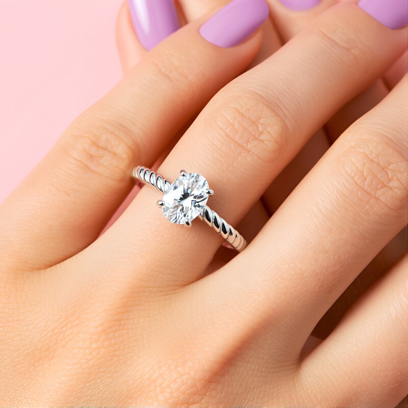 Mexikanischer Hyalith-Opal-Silberring