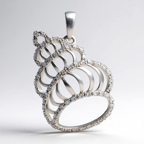 Ciondolo in argento con Zircone