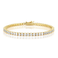Zilveren armband met zirkonen