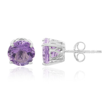 Pendientes en plata con Amatista