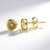 Orecchini in oro con Diamante Champagne I2