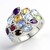 Anello in argento con Topazio Blu Cielo