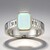 Anello in argento con Opale di Welo