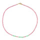 Chrysoprase Silver Necklace