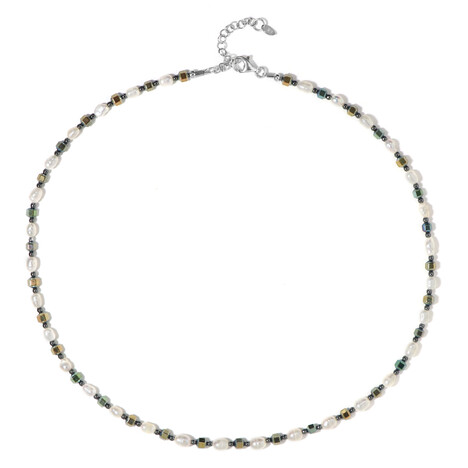 Collana in argento con Ematite