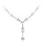 Collier en argent et Topaze blanche