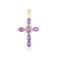 Marokkanischer Amethyst-Silberanhänger