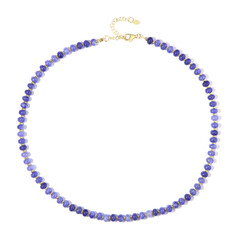 Collar en plata con Cuarzo azul (Riya)