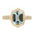 Anello in oro con Acquamarina Brasiliana AAA (CIRARI)