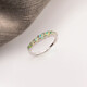 Anillo en plata con Ópalo de Welo