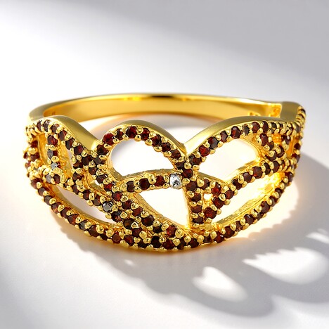 Bague en argent et Diamant fantaisie