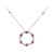 Collar en oro con Rubí de Mozambique AAA (CIRARI)